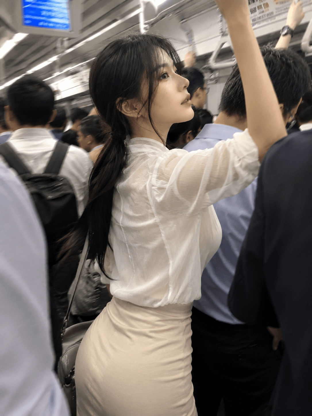 列车上的惊艳女子